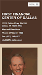 Mobile Screenshot of firstfinancialcenterofdallas.com